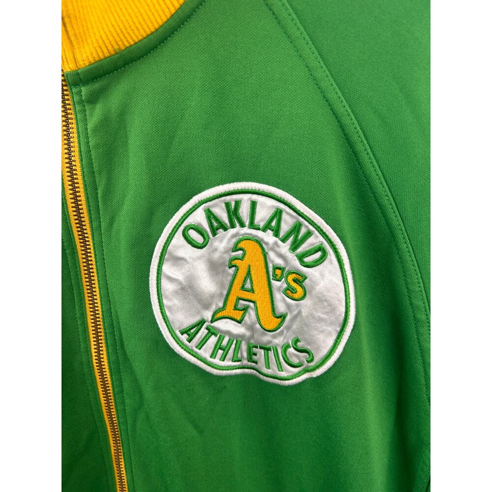 Vintage Nike Cooperstown Collection Oakland Athletics A’s Full Zip  XL Retro MLB - Picture 2 of 11
